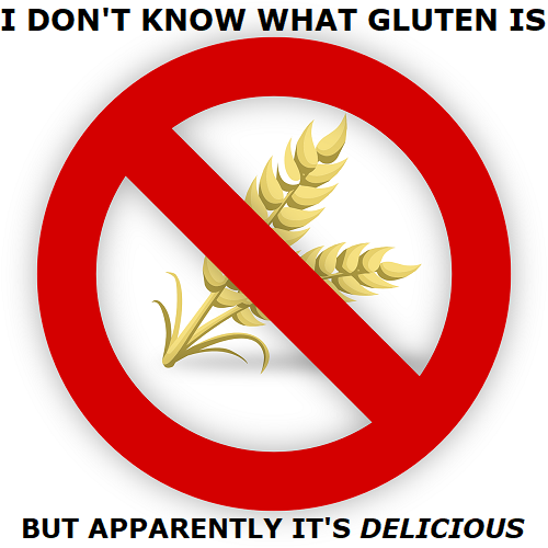 Joke from the late comedian John Pinette about gluten