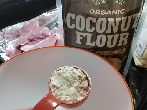 add coconut flour