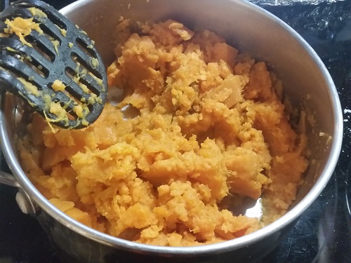mashed sweet potatoes