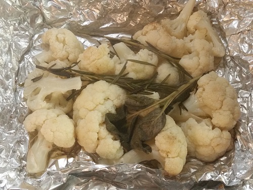 cooked cauliflower