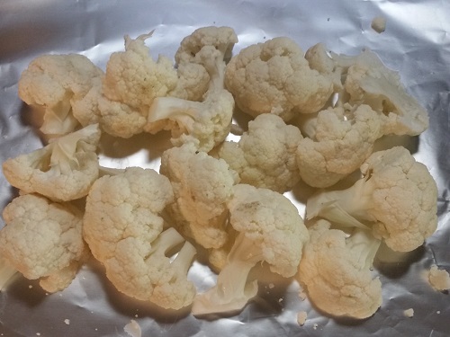 chop cauliflower