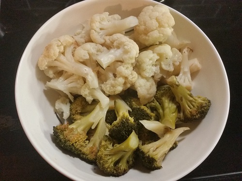 broccoli and cauliflower