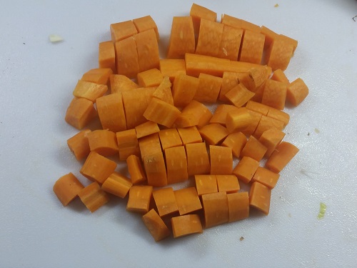 chopped carrots